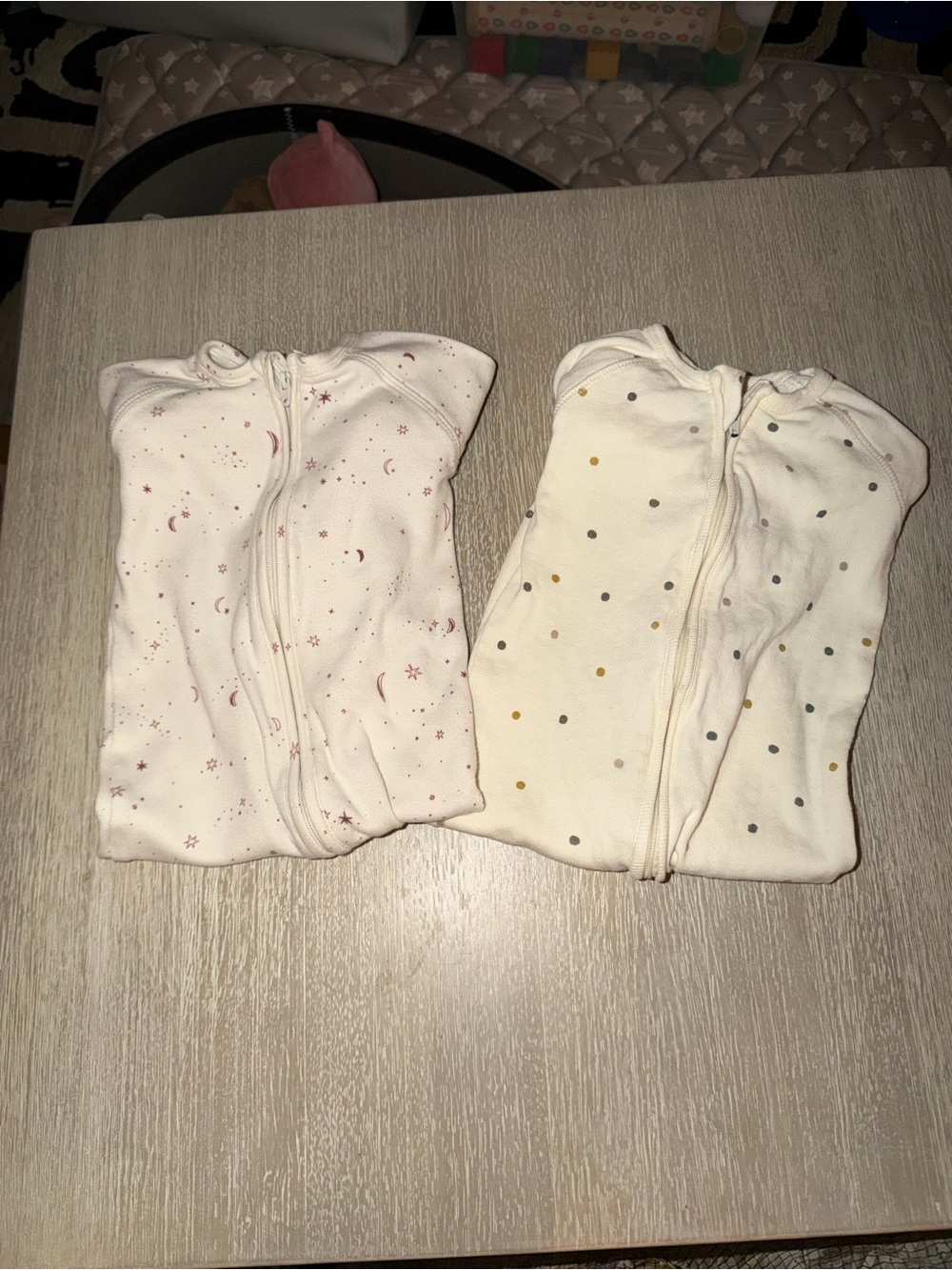 Bundle of 2 Pehr Organic Cotton Sleepers size 6-12 months - Picture 2 of 6
